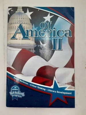 Abeka Of America II Revised Ed, 5th Ed, for 6th grade Unused 402486 - Image 1 of 4