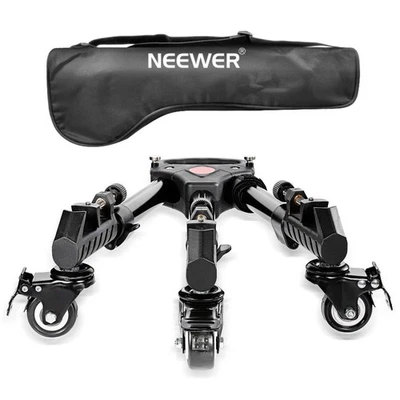 Neewer Photography Professional Universal Folding Camera Tripod Dolly with Rubbe - image 1 of 4
