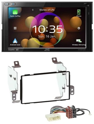 JVC DAB MP3 2DIN Bluetooth USB Autoradio für Nissan Note (2005-2013) - Bild 1 von 4