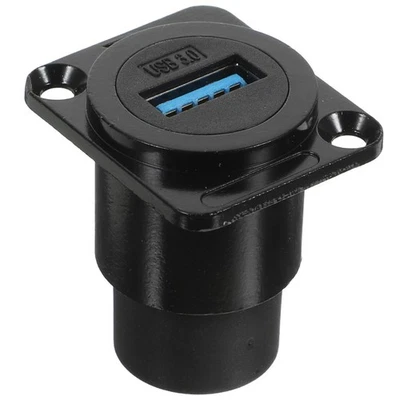 USB3.0 Connector Housing Panel Mount Female USB Coupler Adapter - Image 1 of 4