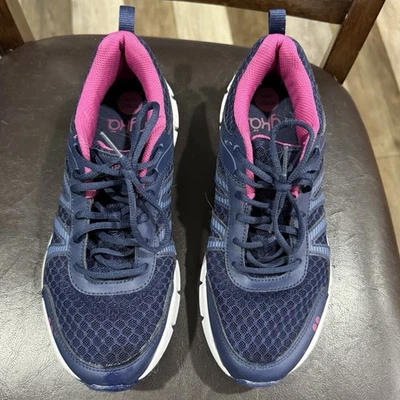 Zapatos deportivos Ryka Heather entrenamiento cruzado para mujer talla 9 azul rosa intenso en muy buena condición Foto 1 de 4