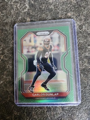 2020 Panini Prizm Green Carlos Dunlap Card# 53 - Image 1 of 2