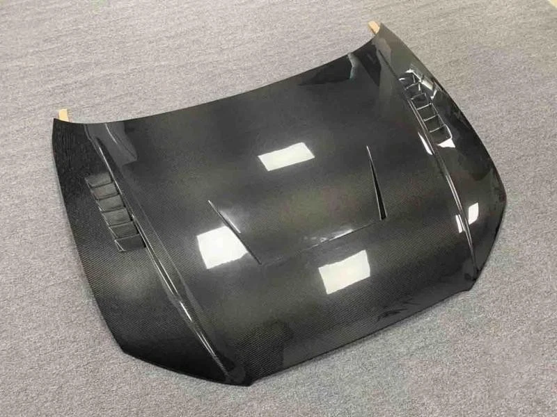 Cubierta capó ventilado capó delantero estilo V carbono real para Audi A3 S3 8V 2013-2016 Foto 1 de 1