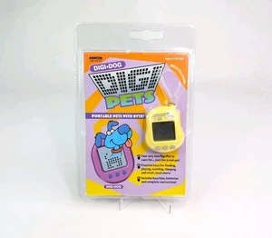 Vintage Ashten Digi Pets Digi Dog Portable Electronic Pet Toy Keychain Yellow - Picture 1 of 9