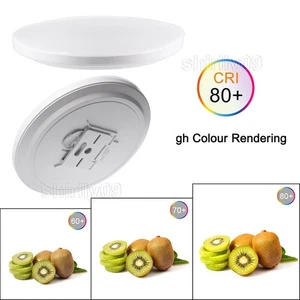 LED Deckenlampe IP44 Panel Deckenleuchte Schlafzimmer Bad Wohnzimmer Flurlampe - Bild 1 von 46