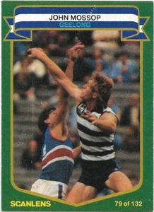 1985 Scanlens (79) John MOSSOP Geelong - Picture 1 of 1