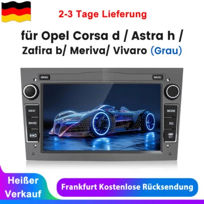Für Opel Astra Corsa C/D Vectra C Zafira B Signum 7'' Autoradio GPS Nav DAB+ 64G - Bild 1 von 4