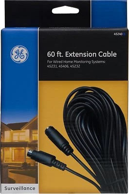 GE Wired Home Monitoring System 60-Foot Extension Cable -45240  - Image 1 of 2