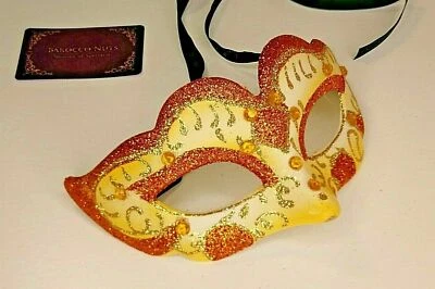 ORANGE Elegance Mask of Masquerade-Venetian Costume Party Ball cosplay BN#115 - Image 1 of 3