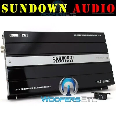 AMPLIFICADOR DE BAJOS SUBWOOFERS MONOBLOQUE EDICIÓN LIMITADA SUNDOWN AUDIO SAZ-1500D NUEVO Foto 1 de 4