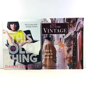 Fashion Book Bundle This Old Thing Viva Vintage Paperback Clothing Style - Picture 1 of 19