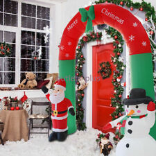 2.4m Outdoor Yard Inflatable Arch Santa Claus Snowman Xmas Party Decoration
