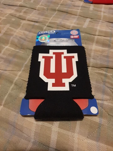 INDIANA HOOSIERS KOOZIE CAN COOLER FLAT Cover