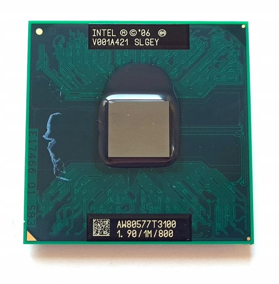 CPU INTEL CELERON T3100 DUAL CORE PROCESSORE SLGEY SOCKET 478-pin micro-FCPGA - Immagine 1 di 1