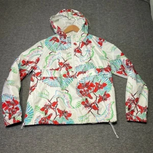Levi's Jacke Damen Large Full Zip Blumen Anorak Urban Kapuze Reise Strand - Bild 1 von 10