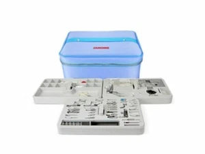 Genuine Janome Blue Accessory Storage Case for 9mm Machines Part# 863406009 - Picture 1 of 1