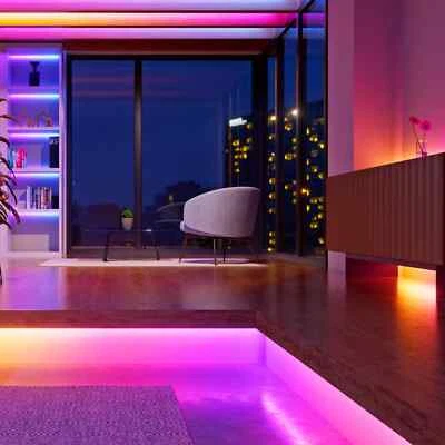 Nanoleaf 200 pol. Tira de luz LED Essentials habilitada para mudança de cor inteligente - Imagem 1 de 4