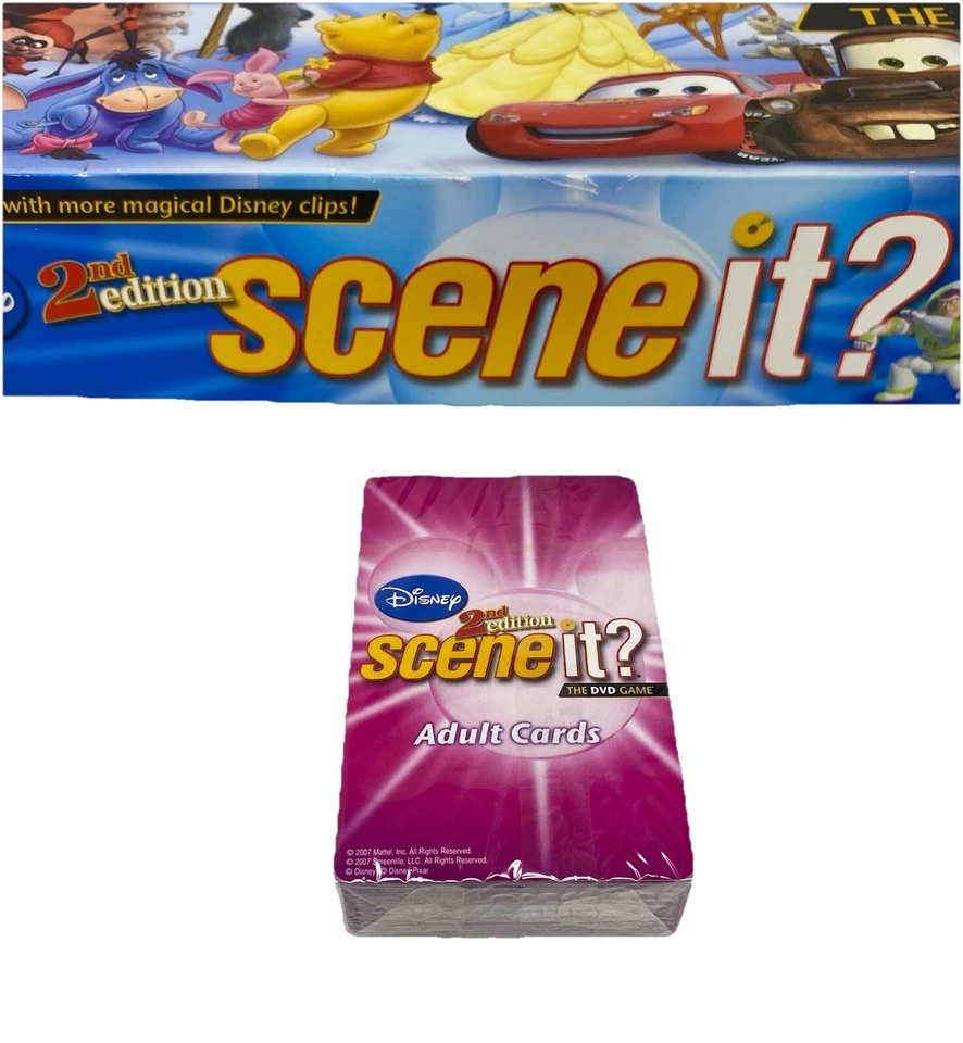 Scene It Disney 2nd Edition NEW Trivia Cards 2007 Replacement Pieces Parts - Image 1 of 4
