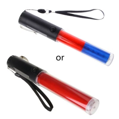 Powerful LED Flashlight Plastic Traffic Wand Torch 4 Modes for Flash - Image 1 of 4