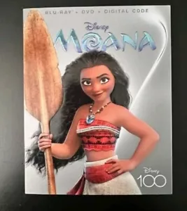 Moana (Blu-ray/DVD, 2023) disney 100 collectors edition pin Dwayne Rock Johnson - Picture 1 of 1