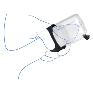 Pompa cilindro vuoto potenziatore punta testa pene manicotto ingranditore potenziamento maschile - Foto 1 di 7