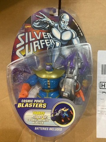 Silver Surfer animated series THANOS 1997 cosmic Power blasters Toybiz New Cover