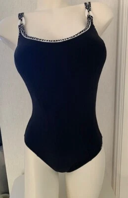 Lidea by Maryan Mehlhorn 12E (UK 34DD/E) Badeanzug schwarz ohne Bügel ungepolstert - Bild 1 von 4