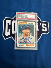 Francisco Alvarez Autographed 2023 Topps Heritage Rookie Card Gem Mint 10 Auto (