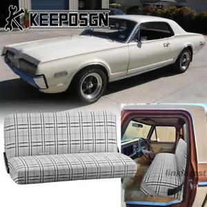 Old Car Saddle Blanket Bench Seat Covers Front Rear Full Size for Ford Mercury - Picture 1 of 10