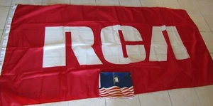 VINTAGE "RCA" SPECIAL FLAG (4'x8' NYLGLO) BY ANNIN - NEW OLD STOCK - ORIG. BOX - Picture 1 of 6