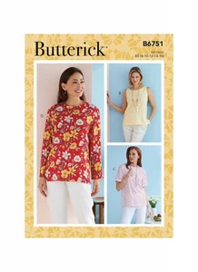Butterick Very Easy SEWING PATTERN B6751 Misses & Petite Top 8-16 Or 16-24 - Picture 1 of 7