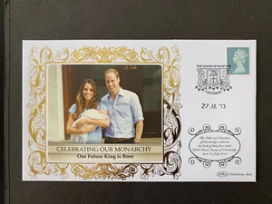 GT BRITAIN 2013 BIRTH OF PRINCE GEORGE FUTURE KING BENHAM LTD EDT EVENT COVER - Picture 1 of 1