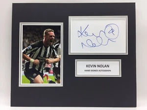 RARE Kevin Nolan Newcastle United Signed Photo Display + COA AUTOGRAPH SASIGNED - Picture 1 of 5