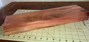 One Block Hawaiian African Mahogany Wood 17" x  4 3/4" x 1 7/8" (#631)  - Picture 1 of 5