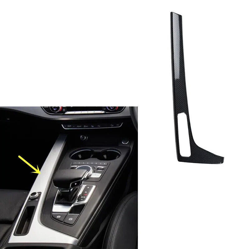 For Audi RS4 2019-2024 RHD Plastic Carbon Fiber Interior Door Trims Stickers - Image 1 of 4