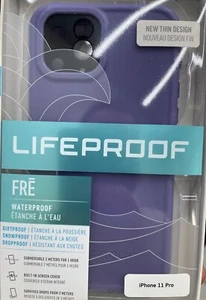 LifeProof FRE Water/Dirt/Snow/Shock Proof Case for Apple iPhone 11 Pro - PURPLE - Picture 1 of 6