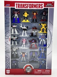  Transformers Jada Nano Metalfigs Die-Cast 18 Figures Collector's Set.  New! - Picture 1 of 7