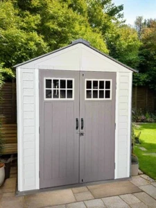 Heavy Duty Garden Shed - Strong, Long Lasting Balmoral Range in Cream/Beige! - Picture 1 of 7