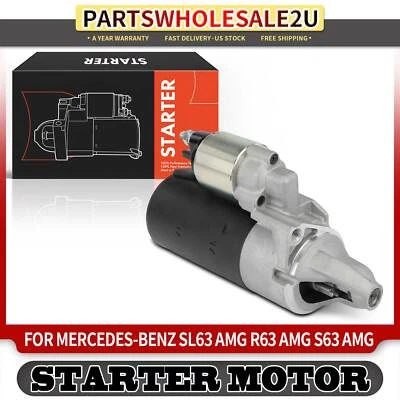 Motor de arranque para Mercedes-Benz C63 AMG SL63 AMG CLS63 AMG 6.3L 2.2KW 12V CW 10T - Imagem 1 de 4