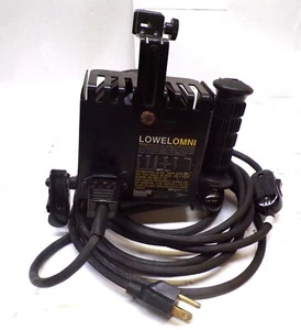 LOWEL OMNI LIGHT, NO BULB, 12-120 V, 100-500 W, 8.3-4.2 AMPS, HAS ON/OFF SWITCH - Picture 1 of 7