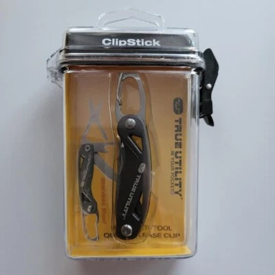 True Utility ClipStick 6-In-1 Slim Design Carabiner Multitool - Image 1 of 4