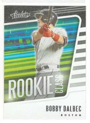BOBBY DALBEC RC 2021 Panini Absolute Rookie Class #13 Red Sox  ID:18255 - Image 1 of 2
