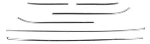1973-74 Chevy Nova 2-Door Drip Rail Moldings 6-Pieces New - Picture 1 of 1