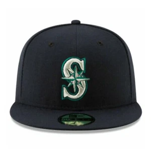 Seattle Mariners SEA MLB Authentic New Era 59FIFTY Fitted Cap - 5950 Hat - Picture 1 of 2