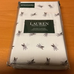Seltenes Ralph Lauren Französische Bulldogge Standard Kissenbezug Set (2) Neu in Verpackung - Bild 1 von 7