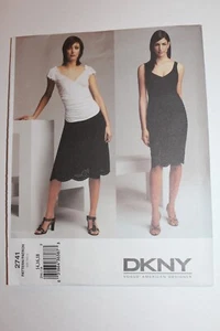 Vogue Pattern DKNY Design #2741 Size 14,16,18 Misses / Petite Dress, Top & Skirt - Picture 1 of 2
