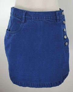Vintage Denim Republic Skort - Größe 11 / 12 - blau - 100% Baumwolle - Tasche - Bild 1 von 18