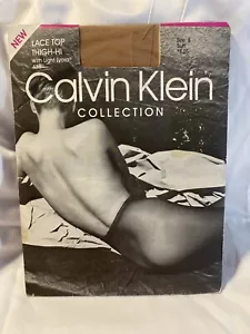 Vintage Calvin Klein Collection Lace Top THigh-Hi Buff Size B Style# 435 SEXY - Picture 1 of 3
