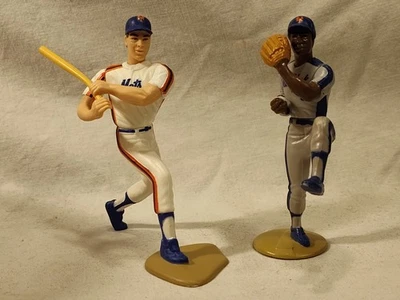 2 Vintage MLB Players New York Mets Jefferies Gooden Figures 1988 1991 - Image 1 of 4