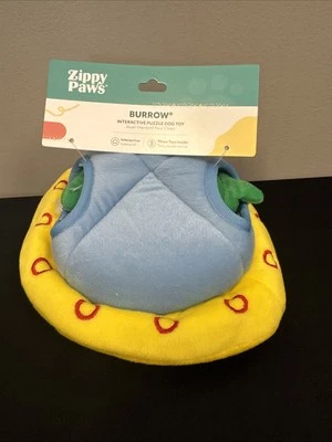 ZIPPYPAWS Zippy Paws Dog Toy Alien In UFO Ship Burrow Interactive Puzzle Toy